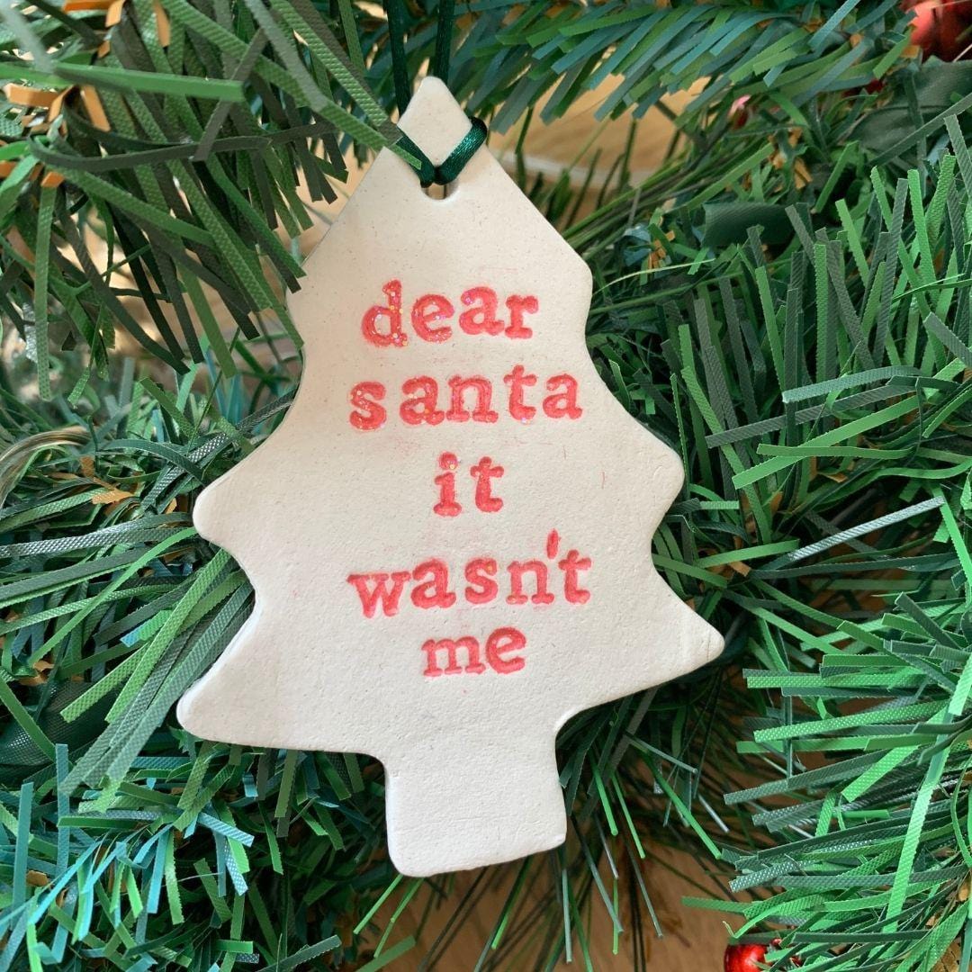 Dear Santa It Wasn't Me -Christmas Dec-Famous Rebel