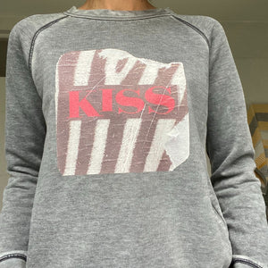 Pre-loved Top-shop Sweat - Zebra Kiss Design - Size 10
