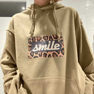 Second Hand Pull & Bear Grey Hoodie - Smile Design - Size XL
