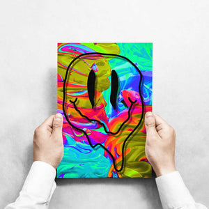 -Acid Melt - Wall Art Print-Famous Rebel