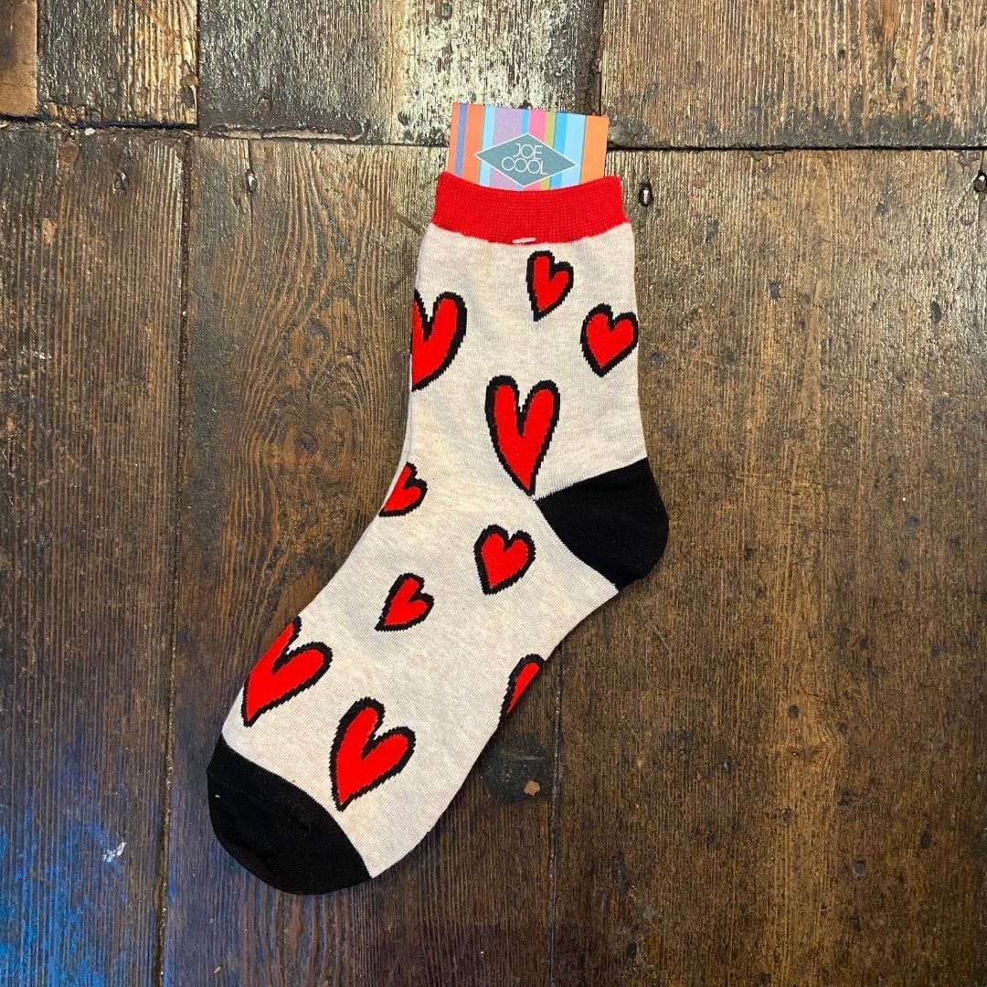 Arty Hearty Red Socks-Joe Cool