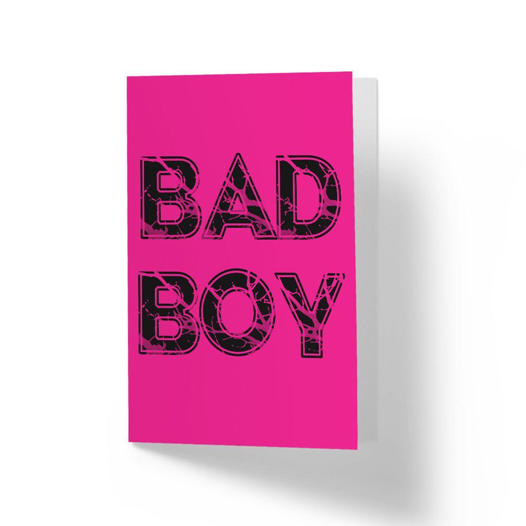 Bad Boy - Greetings Card Famous Rebel