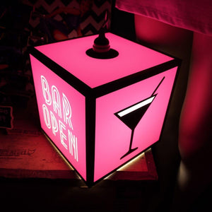 Bar Open Light Cube Famous Rebel