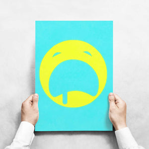 -Blue Monday-Wall Art Print-Famous Rebel