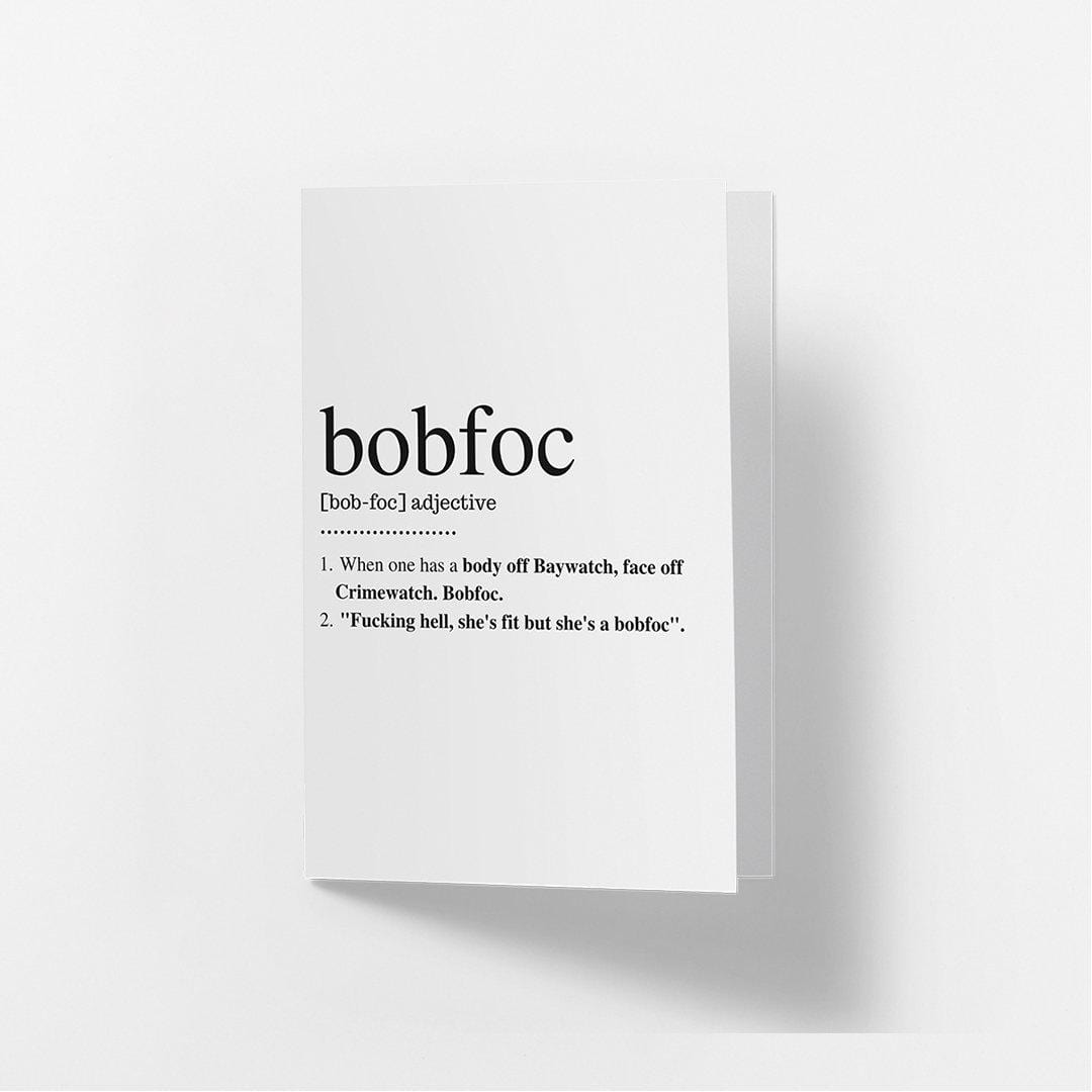 Bobfoc - Greetings Card Famous Rebel