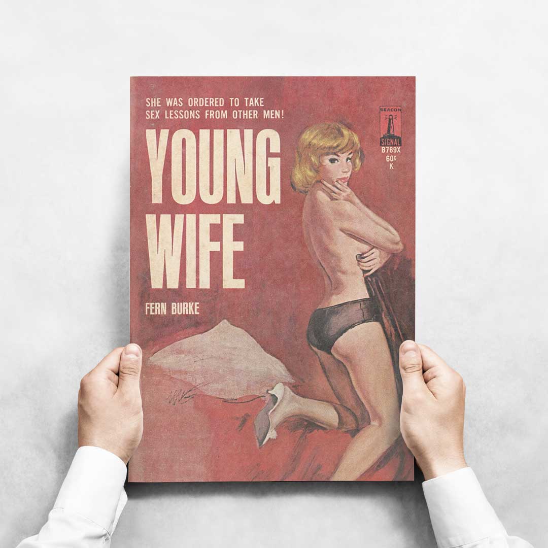 -Bored Young Wife - Wall Art Print-Famous Rebel