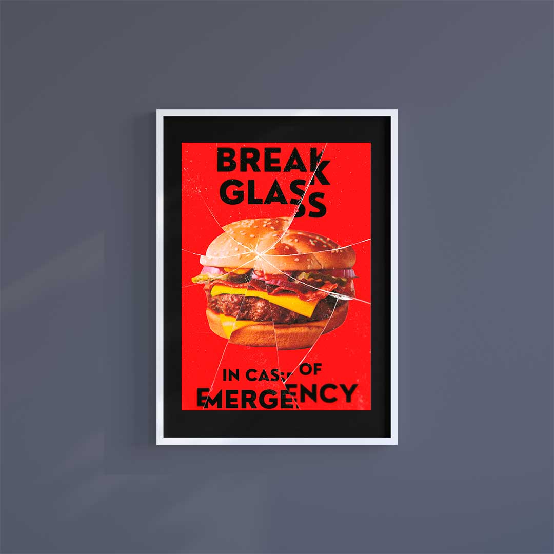 -Break For Burgers - Wall Art Print-Famous Rebel