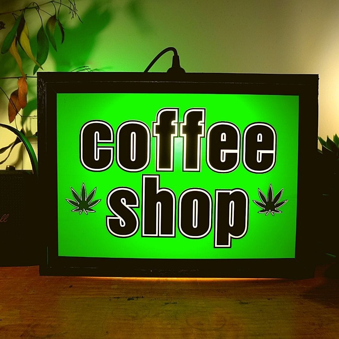 Coffee Shop - Amsterdam - Lightbox Famous Rebel