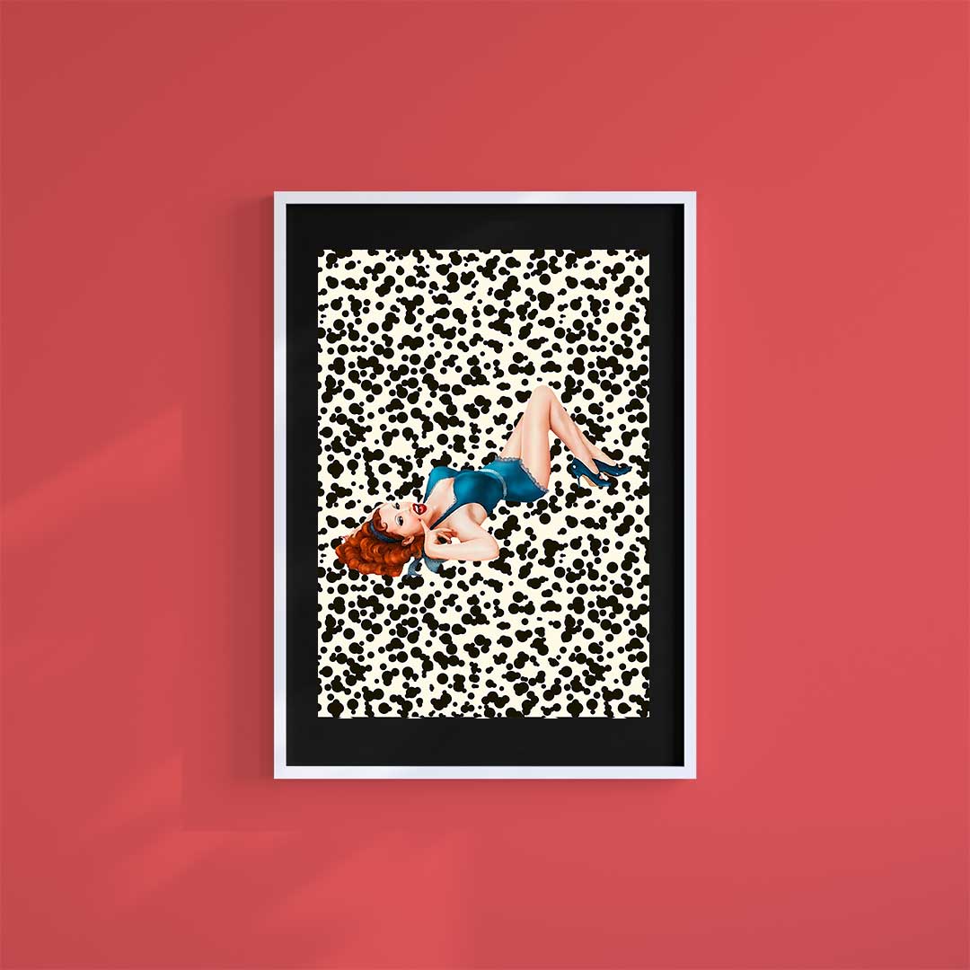 Large (A2) 16.5" x 23.4" inc Mount-Black-Dalmation102 - Wall Art Print-Famous Rebel