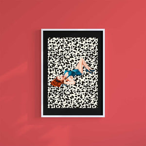 Large (A2) 16.5" x 23.4" inc Mount-Black-Dalmation102 - Wall Art Print-Famous Rebel