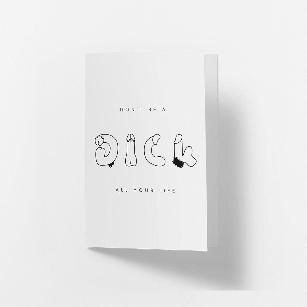 Dick4Lyf - Greetings Card Famous Rebel