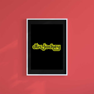 -Disc Jockey - Wall Art Print-Famous Rebel