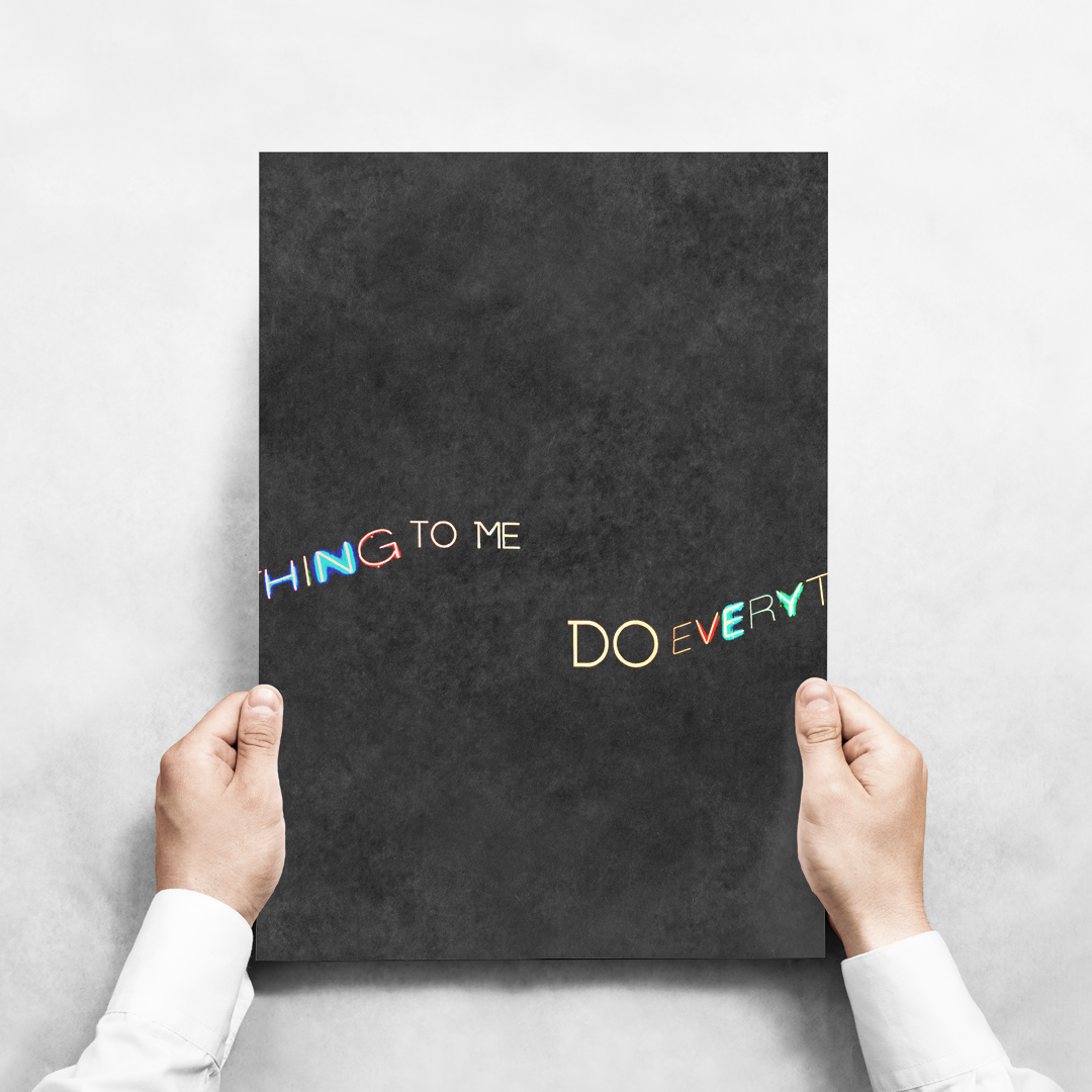 -Do Everything - Wall Art Print-Famous Rebel