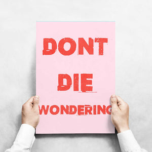 -Don't Wonder - Wall Art Print-Famous Rebel