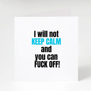 Fuck Off-Notecard Famous Rebel