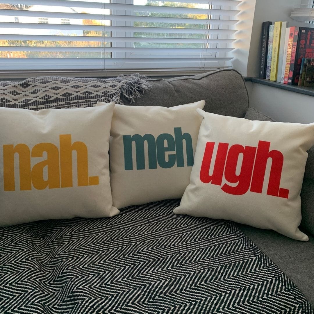 Funky Cushion - Ugh-Famous Rebel