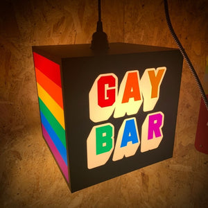 Gay Bar Light Cube-Light Cube-Famous Rebel