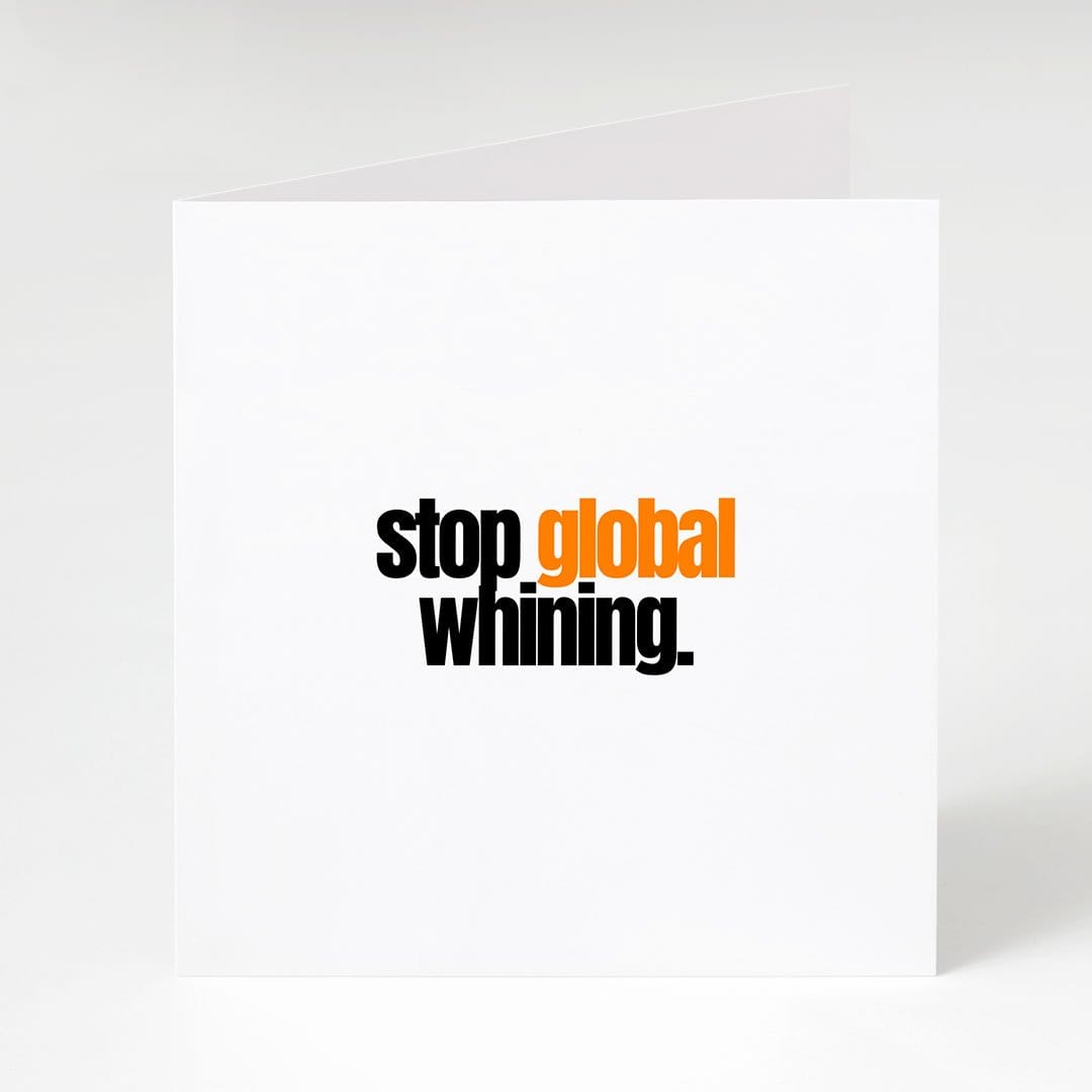 Global Whining-Notecard Famous Rebel