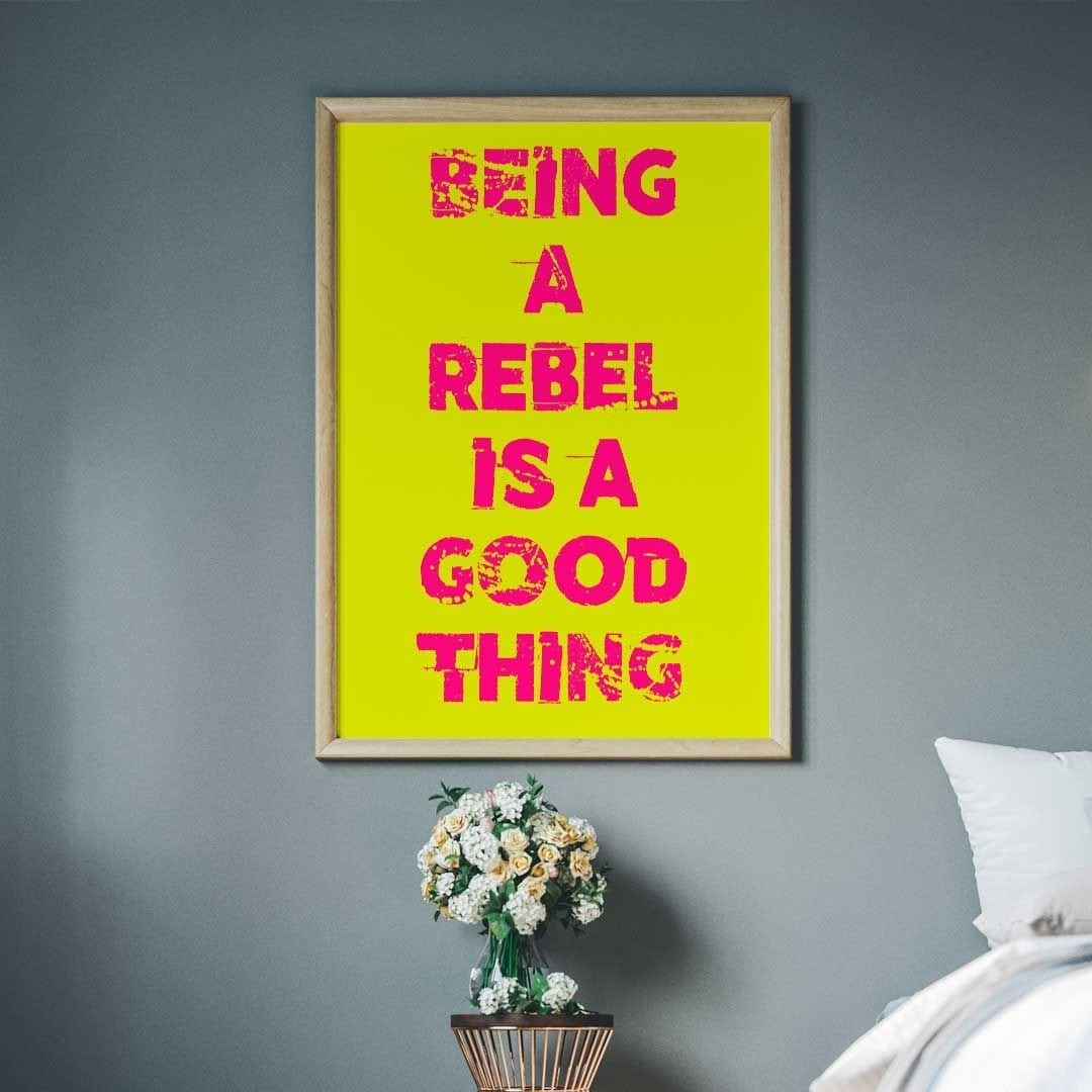 -Good Rebel - Wall Art Print-Famous Rebel