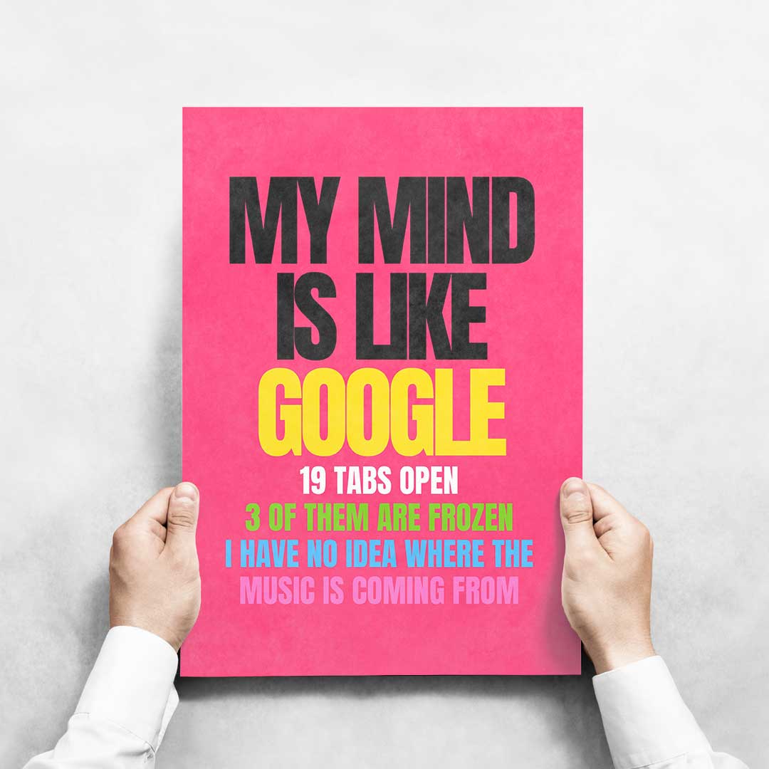 -Google MInd- Wall Art Print-Famous Rebel