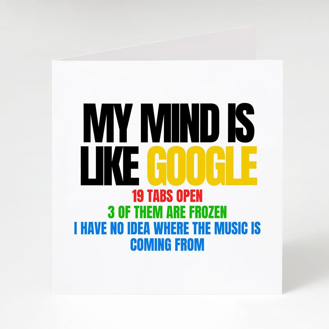 Google Mind-Notecard Famous Rebel