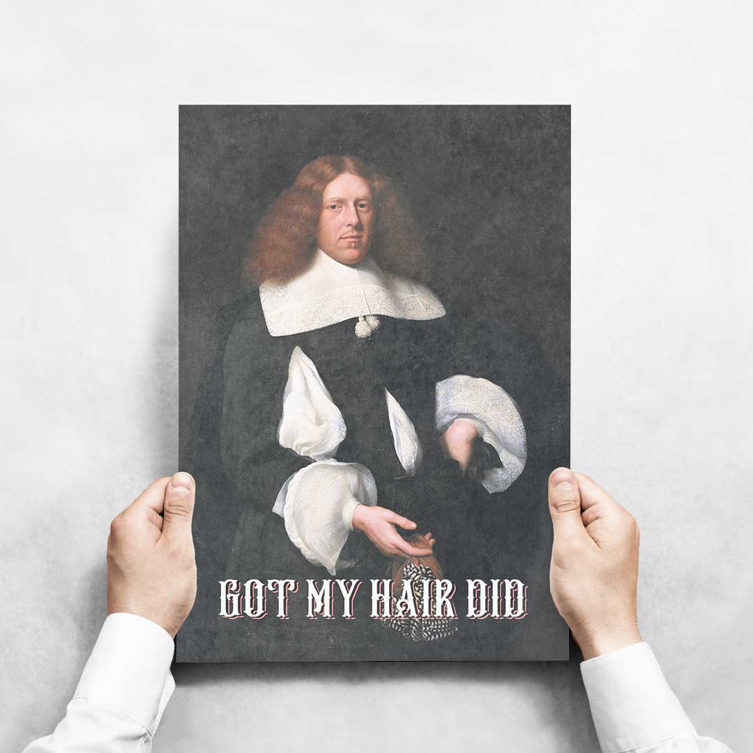 -Hair Did - Wall Art Print-Famous Rebel