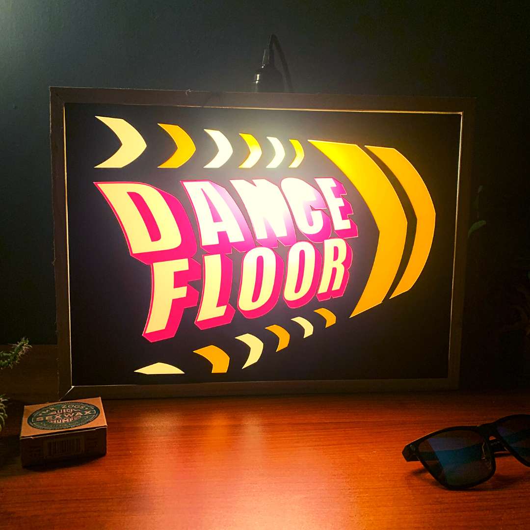 1980s Dance Floor - Lightbox