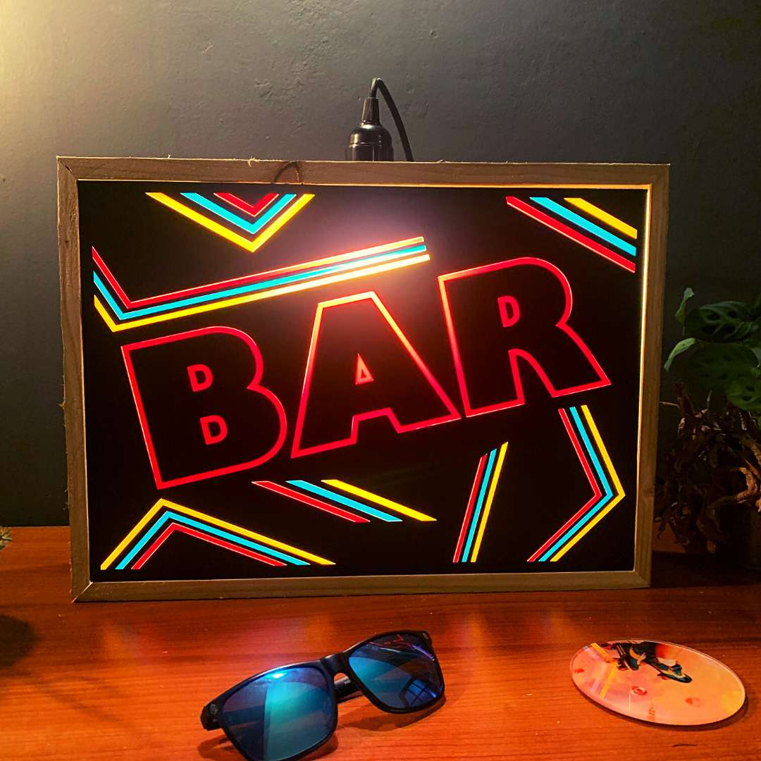 1980s Bar - Lightbox
