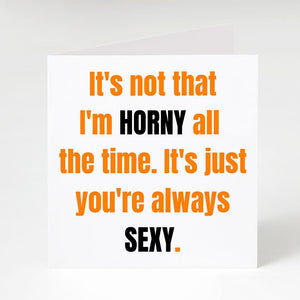 Horny-Notecard Famous Rebel