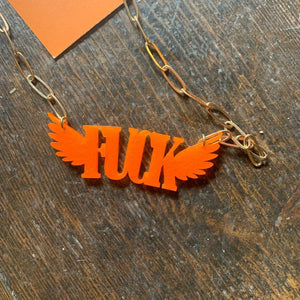 House of Leopards-Fuck Necklace-Jewellery-Famous Rebel