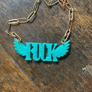 House of Leopards-Fuck Necklace-Jewellery-Famous Rebel