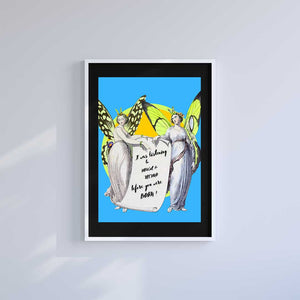 -I was listening before you were born! - Wall Art Print-Famous Rebel