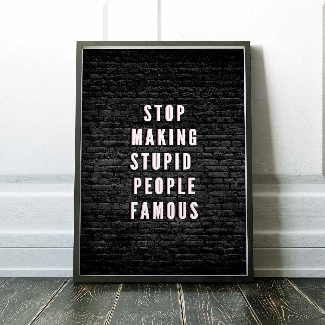 -InfluenceURGH - Wall Art Print-Famous Rebel