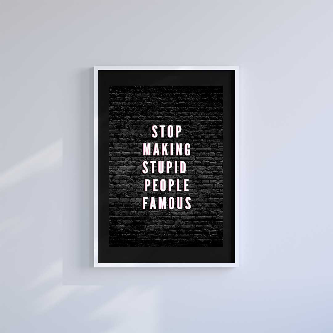 Large (A2) 16.5" x 23.4" inc Mount-Black-InfluenceURGH - Wall Art Print-Famous Rebel