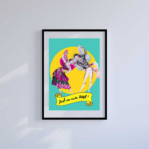 Small 10"x8" inc Mount-White-Just one more TUNE ! - Wall Art Print-Famous Rebel