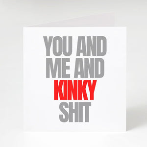 Kinky Shit-Notecard Famous Rebel