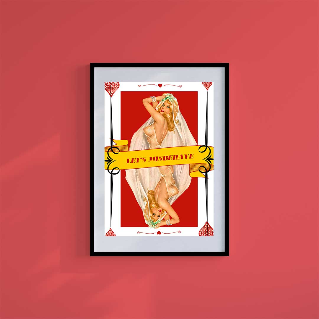 -Lets Misbehave - Wall Art Print-Famous Rebel