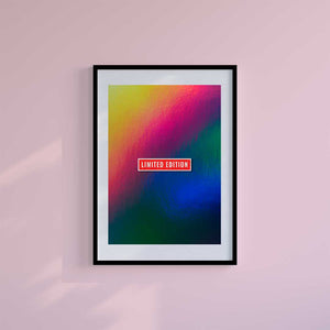 Large (A2) 16.5" x 23.4" inc Mount-White-Limited Edition Hologram - Wall Art Print-Famous Rebel