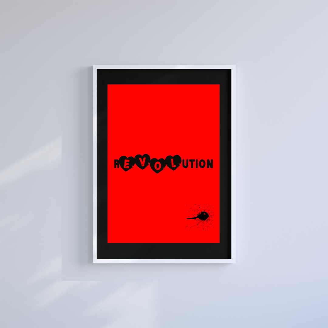 -Love Revolution - Wall Art Print-Famous Rebel