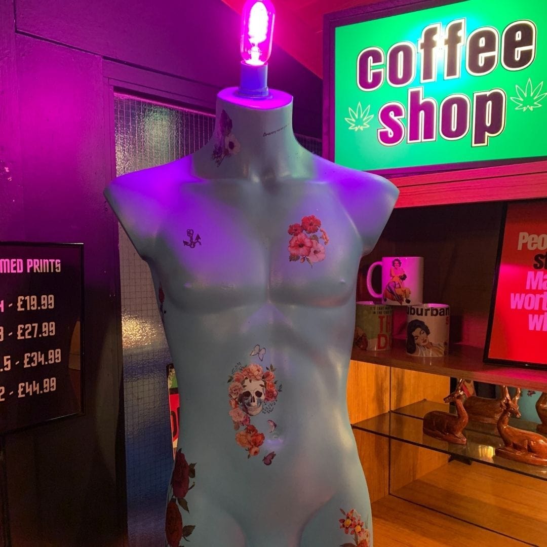 Mannequin Art Light - Sasha - Blue-Lighting-Famous Rebel