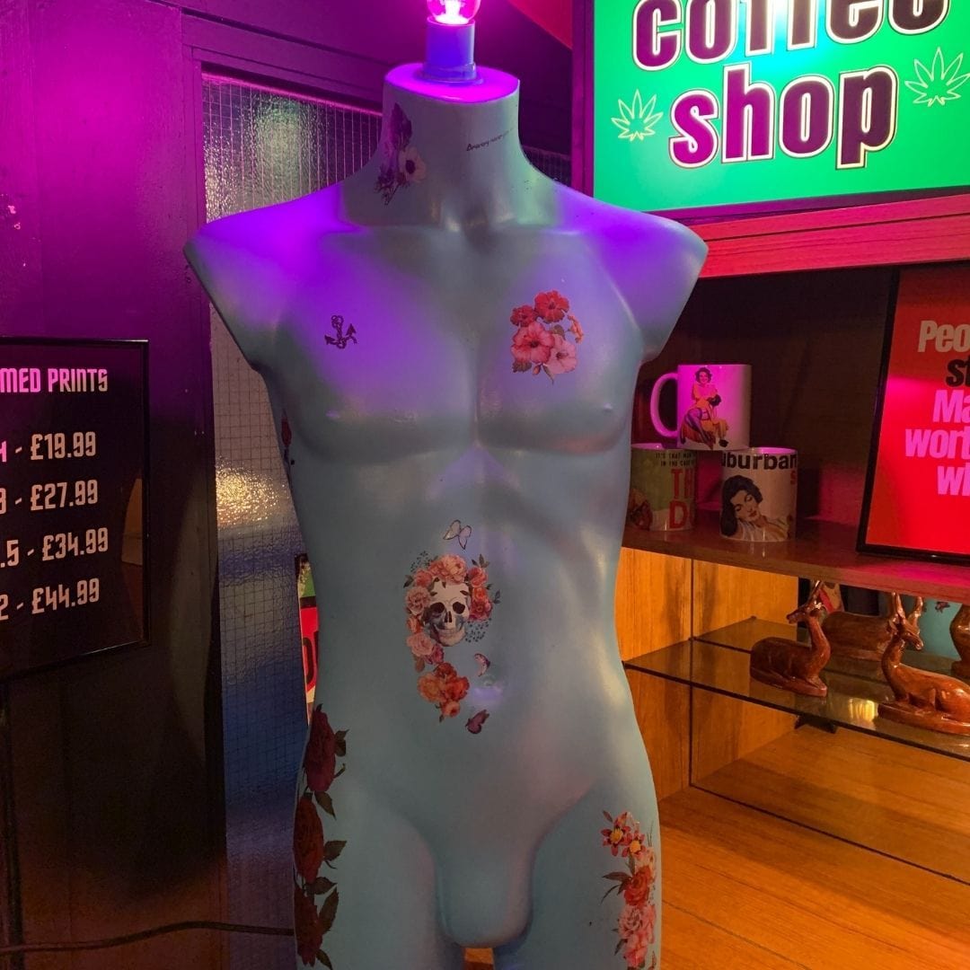 Mannequin Art Light - Sasha - Blue-Lighting-Famous Rebel