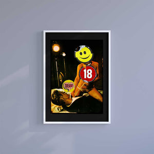 Large (A2) 16.5" x 23.4" inc Mount-Black-Mannequin Love - Wall Art Print-Famous Rebel