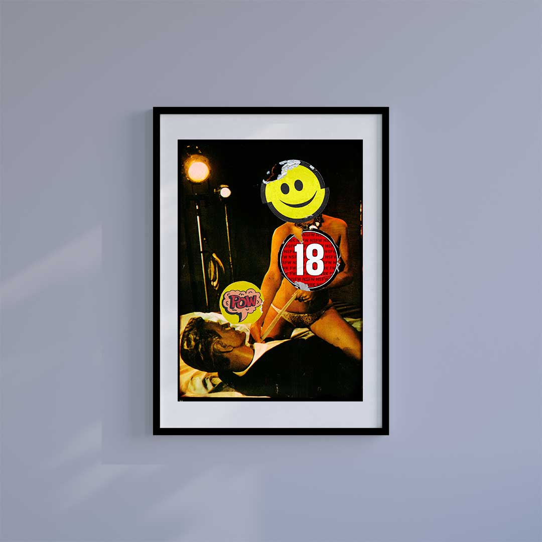 Large (A2) 16.5" x 23.4" inc Mount-White-Mannequin Love - Wall Art Print-Famous Rebel