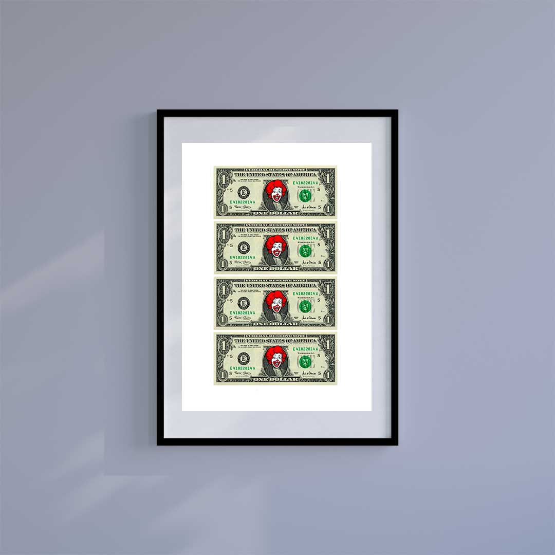 Large (A2) 16.5" x 23.4" inc Mount-White-McCapitalism - Wall Art Print-Famous Rebel