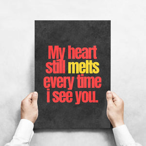 -My Heart- Wall Art Print-Famous Rebel