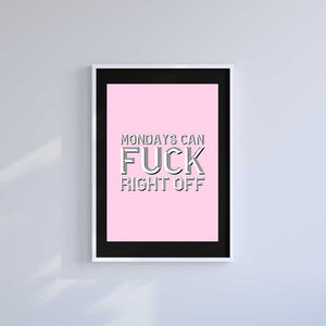 -Pink Mondays - Wall Art Print-Famous Rebel