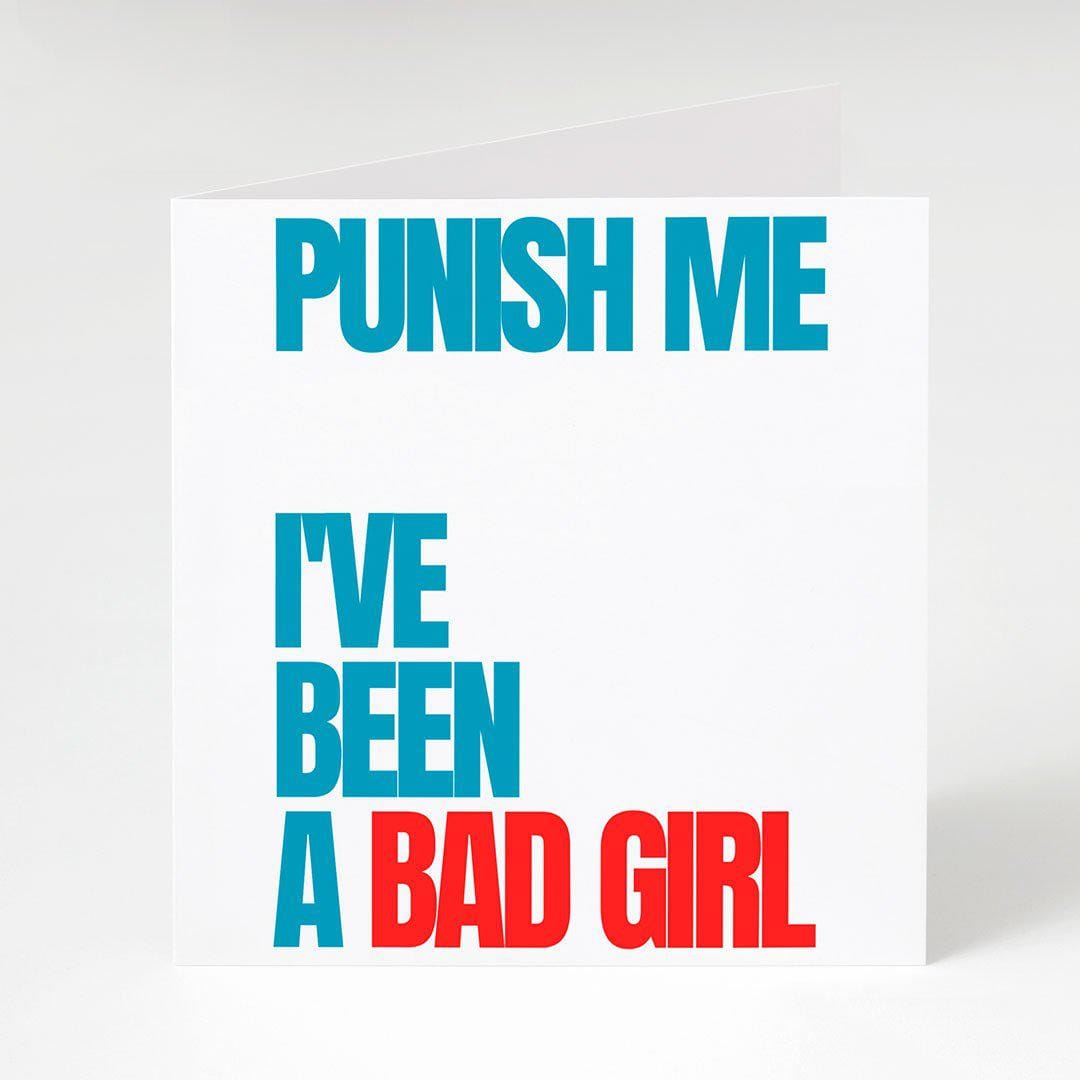 Punish Me-Notecard Famous Rebel