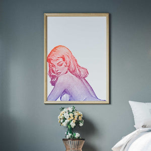 -Purple Lotion - Wall Art Print-Famous Rebel