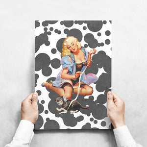 -Pussy Wussy - Wall Art Print-Famous Rebel