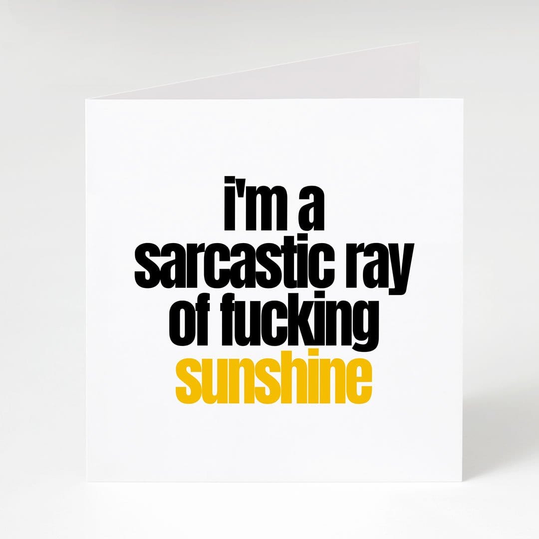 Ray of Sunshine-Notecard Famous Rebel